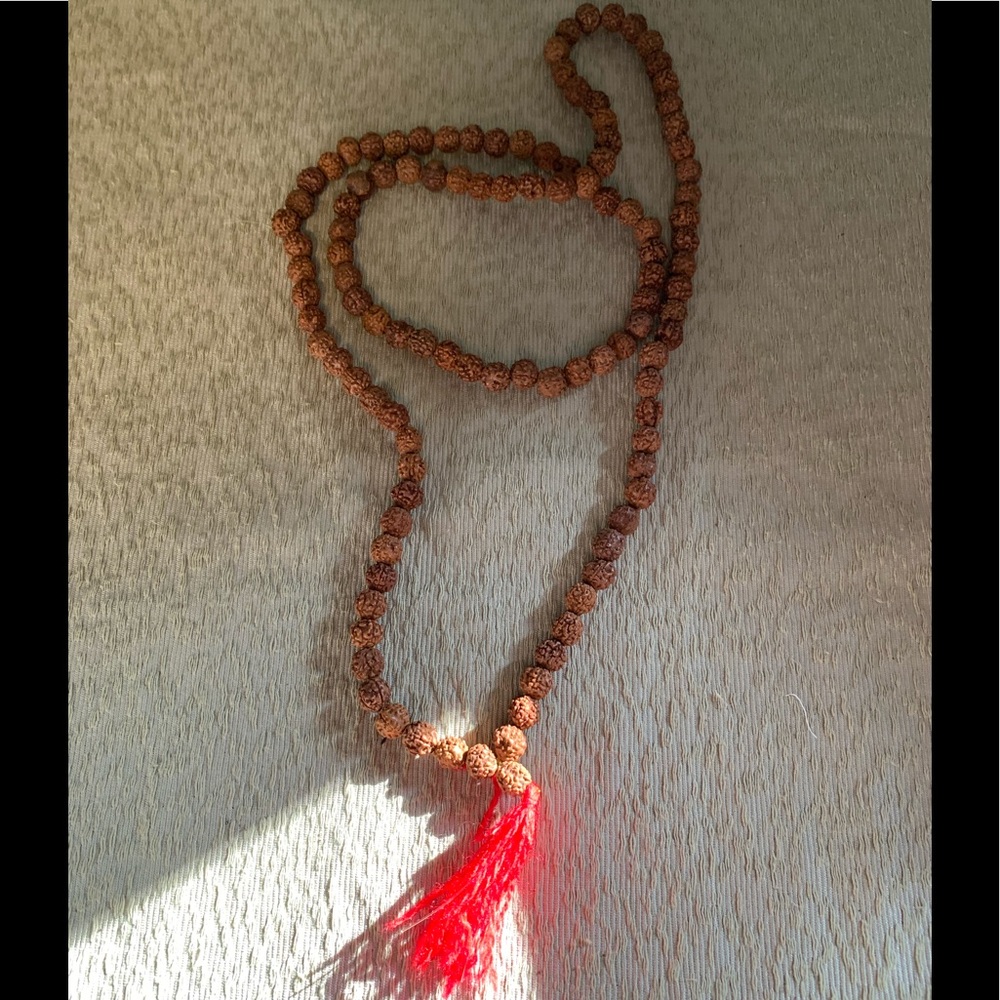 108 Bead Mala Prayer Rudruksha Meditation Necklace
